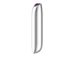 Stymulator-Rechargeable Powerful Bullet Vibrator USB 20 Functions - Silver - image 2