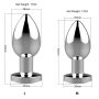 Stymulator-Rechargeable Butt Plug Vibrator USB 10 Functions - Silver - 6