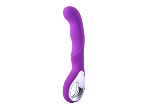 Vibrator G-spot 10 functions USB Purple