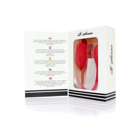 Stymulator - Licking massager with vibrating Egg USB 10 Functions - 8