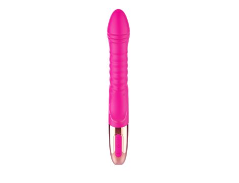 Wibrator - Rechargeable Thrusting Vibrator USB 10 Functions - Heating - 3