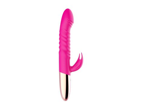 Wibrator - Rechargeable Thrusting Vibrator USB 10 Functions - Heating - 4