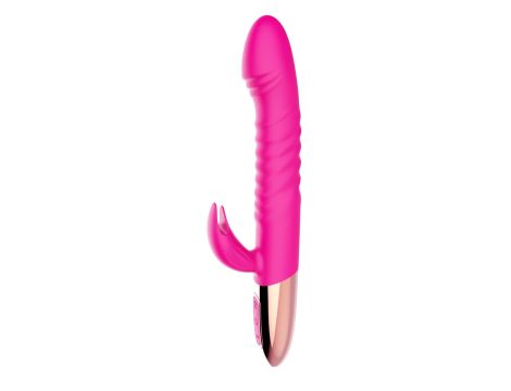 Wibrator - Rechargeable Thrusting Vibrator USB 10 Functions - Heating - 6