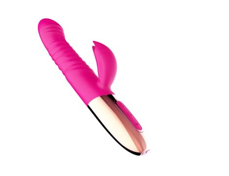 Wibrator - Rechargeable Thrusting Vibrator USB 10 Functions - Heating - 8