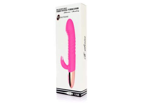 Wibrator - Rechargeable Thrusting Vibrator USB 10 Functions - Heating - 10