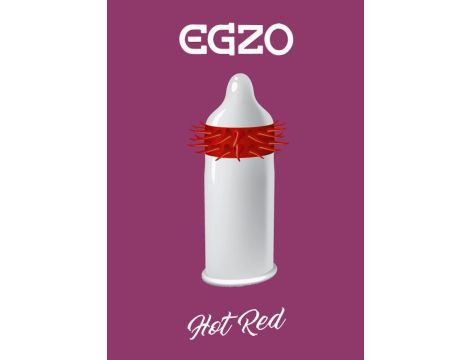 Prezerwatywy-Egzo Hot Red - 2