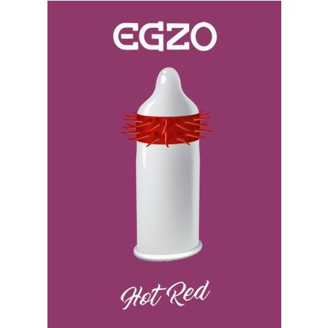 Prezerwatywy-Egzo Hot Red - 2