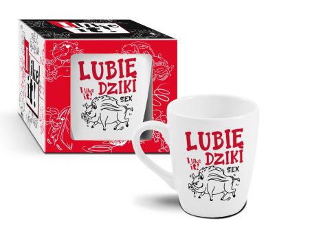 Kubek-Baryłka 300ml - Lubię dziki sex - I LIKE IT