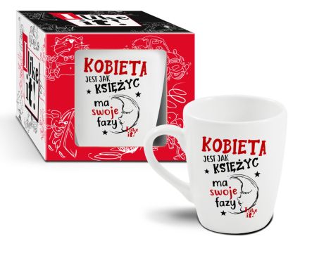 I LIKE IT - kubek baryłka 300ml-Kobieta jest jak księżyc ma swoje fazy