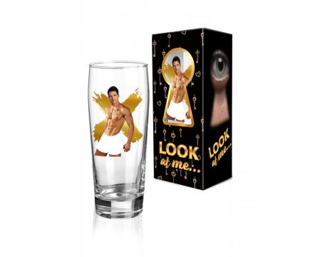 LOOK AT ME - Szklanka do piwa 500 ml - Mężczyźni - 4