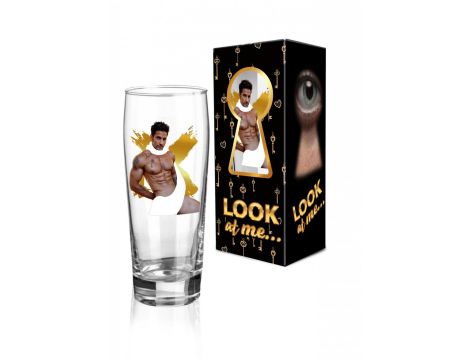 LOOK AT ME - Szklanka do piwa 500 ml - Mężczyźni - 5