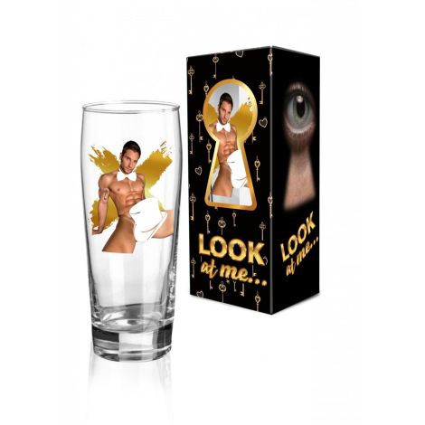 LOOK AT ME - Szklanka do piwa 500 ml - Mężczyźni - 2