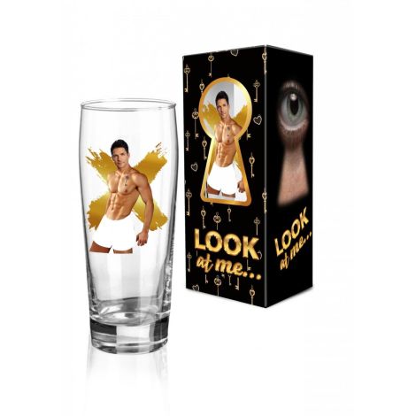 LOOK AT ME - Szklanka do piwa 500 ml - Mężczyźni - 4