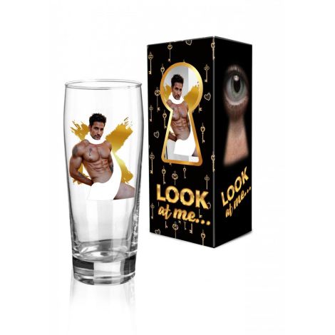 LOOK AT ME - Szklanka do piwa 500 ml - Mężczyźni - 5