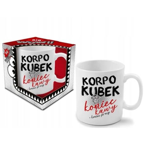 BIG WOW-kubek Big Boss 800ml-Korpo Kubek, koniec kawy