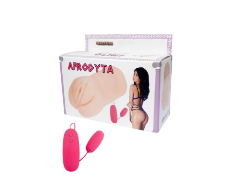 Masturbator-Vagina z wibracją 650g-AFRODYTA - 4