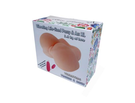 Masturbator-Vibrating Life-Sized Pussy & Ass XL - 10