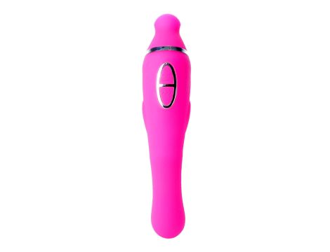 Vibrator-HELEN Pink - 12 vibration functions / 8 stimulation functions USB