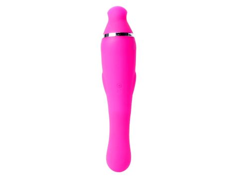 Vibrator-HELEN Pink - 12 vibration functions / 8 stimulation functions USB - 3