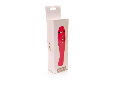 Vibrator-HELEN Pink - 12 vibration functions / 8 stimulation functions USB - 8