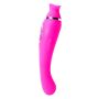 Vibrator-HELEN Pink - 12 vibration functions / 8 stimulation functions USB - 3