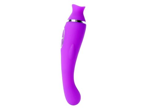 Wibrator-KELLY Purple- 12 vibration functions / 8 stimulation functions USB - 3