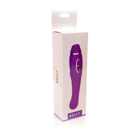 Wibrator-KELLY Purple- 12 vibration functions / 8 stimulation functions USB - 7