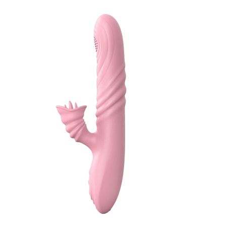 Wibrator-Angelia, USB 3 functions of thrusting / 20 vibrations Flesh - 2