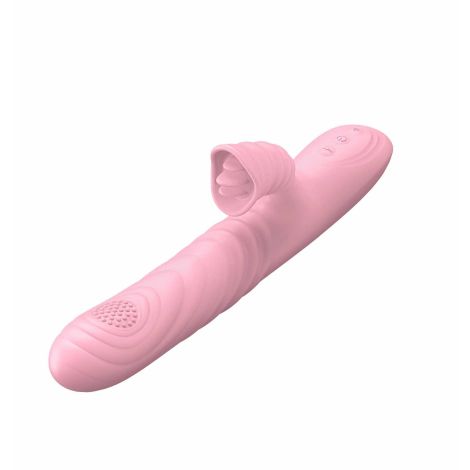 Wibrator-Angelia, USB 3 functions of thrusting / 20 vibrations Flesh - 3