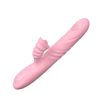 Wibrator-Angelia, USB 3 functions of thrusting / 20 vibrations Flesh - 4