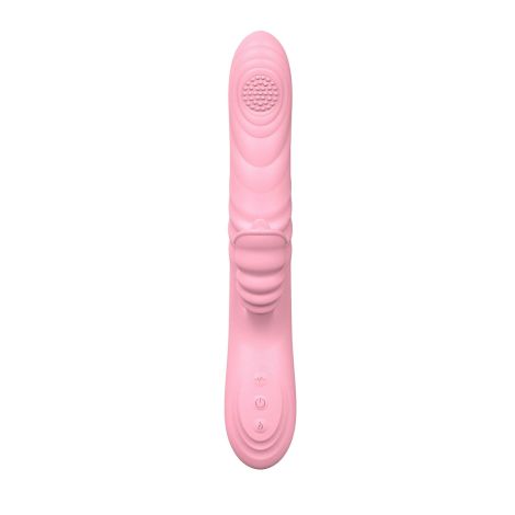 Wibrator-Angelia, USB 3 functions of thrusting / 20 vibrations Flesh - 5