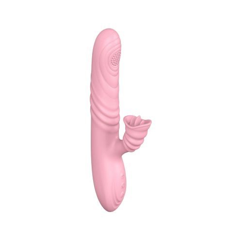 Wibrator-Angelia, USB 3 functions of thrusting / 20 vibrations Flesh - 7