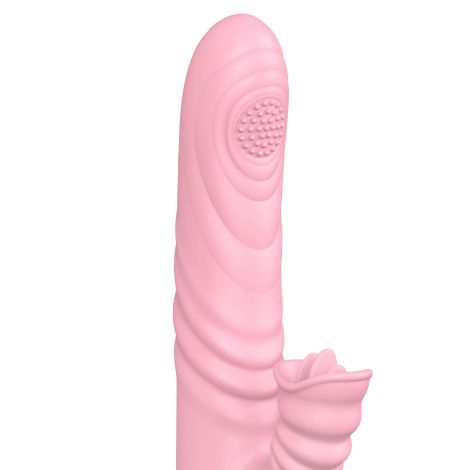 Wibrator-Angelia, USB 3 functions of thrusting / 20 vibrations Flesh - 8