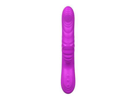 Wibrator-Angelia, USB 3 functions of thrusting / 20 vibrations Purple - 5