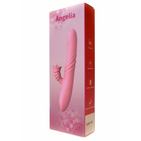 Wibrator-Angelia USB 3 functions of thrusting / 20 vibrations Pink - 14