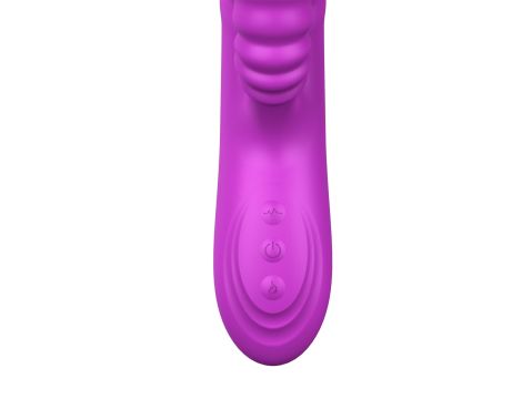 Wibrator-Angelia USB 3 functions of thrusting / 20 vibrations Purple - 3