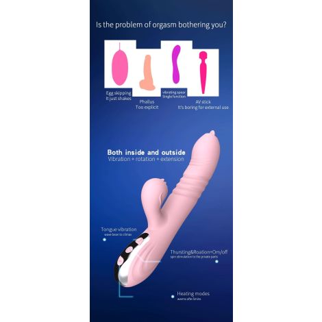 Wibrator-Fairy USB 3 functions of thrusting / 20 vibrations - 4