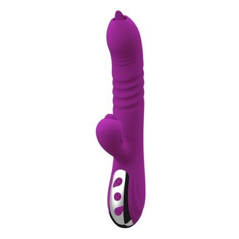 Wibrator-Fairy USB 3 functions of thrusting / 20 vibrations -Purple