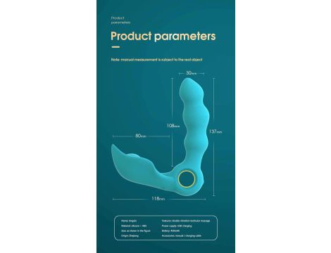 Stymulator-Angelo Male Prostate Triple Stimulation (blue) - 12