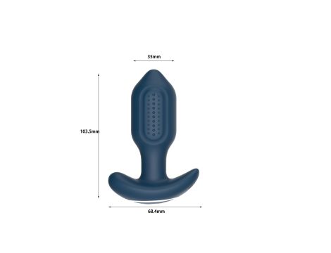 Victoria - Vibrating Anal Plug,  remote control - 4