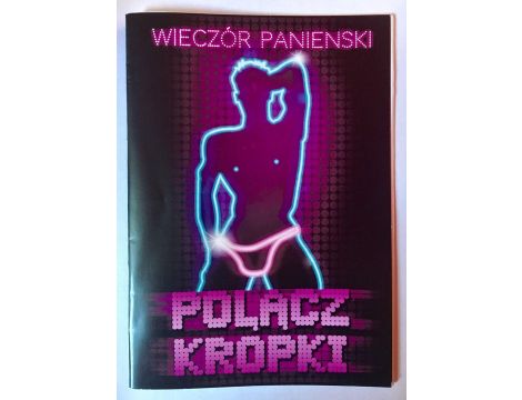 Gry-Książeczka Połącz Kropki na Wieczór Panieński