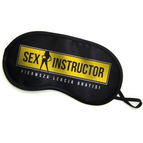 Maska- Opaska na oczy ""SEX INSTRUCTOR'