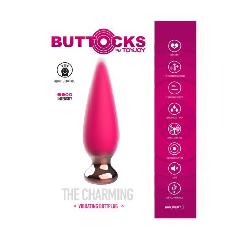 The Charming Buttplug Fuchsia - 5