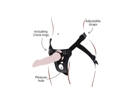 Strap-On Pleasure Harness Black