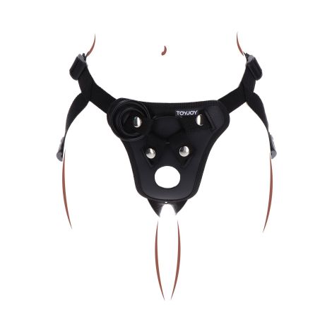 Strap-On Pleasure Harness Black - 4