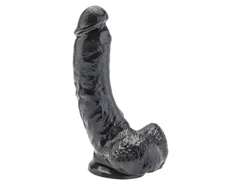 Dildo 8 inch with Balls Black