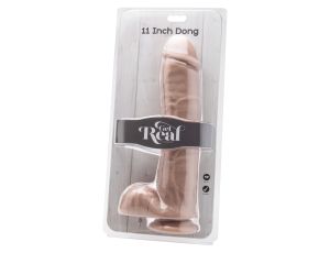 Dildo 11 inch with Balls Light skin tone - image 2