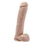 Dildo 11 inch with Balls Light skin tone - 2