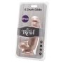 Dildo 6in. with Balls Vibrator Light skin tone - 3