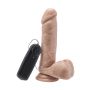 Dildo 7in. with Balls Vibrator Light skin tone - 2